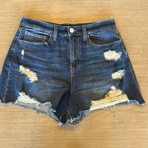 90s Boyfriend Distressed Shorts